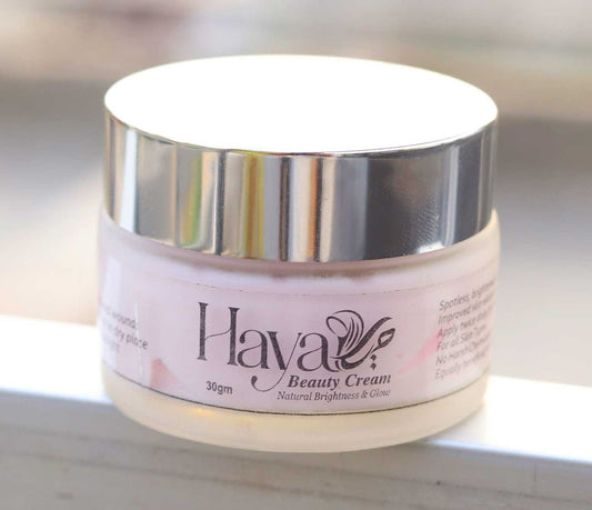 Haya Beauty Cream Natural Brightness &amp; Glow Beauty Cream White &amp; Glowing Face Cream 30mg