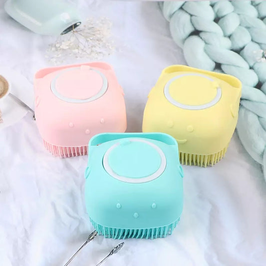 Mini Bath Brush With Box (Random Color)