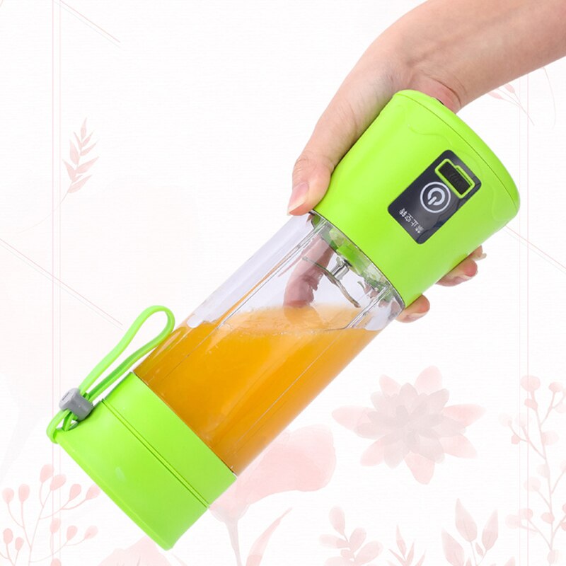 Six Blade Portable USB Electric Juicer Bottle/Blender