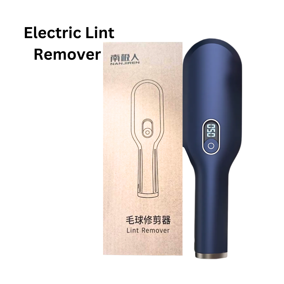 Electric Fabric Lint Shaver Fuzz Remover, LCD Display (Random color)