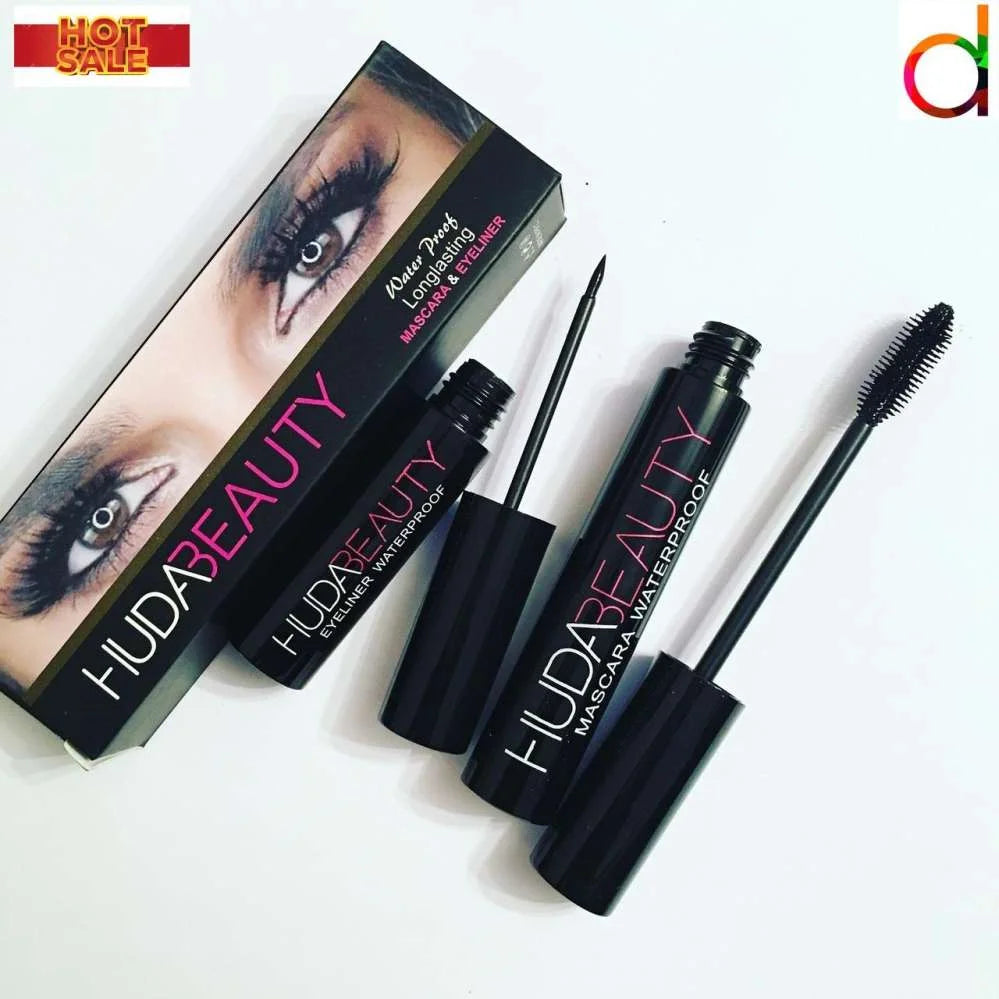 HUDA BEAUTY Waterproof – Long Lasting Eye Liner &amp; Mascara