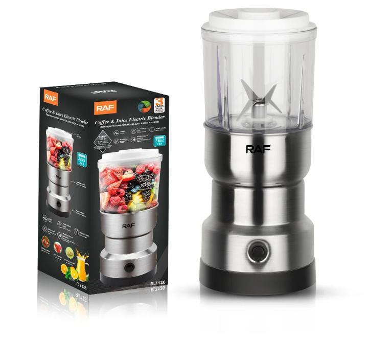 2 IN 1 Coffee And Juice Electric Blender, Coffee Grinder, Bean Grinder, Multifunctional Stainless Steel for Herbal Spice Salt Pepper