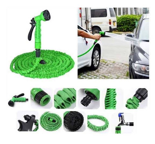 Magic Hose Pipe 50 Ft for Home, Lawn and car wash (Random Color)