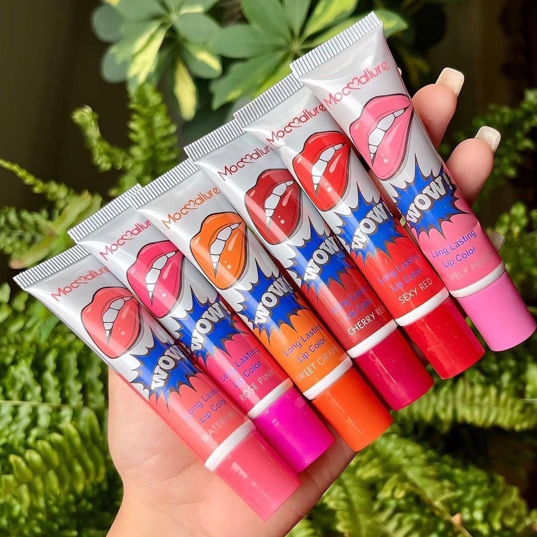 (pack of 6 ) 6pcs Peel Off Liquid Lipstick Waterproof &amp; Long Lasting Lip Tint