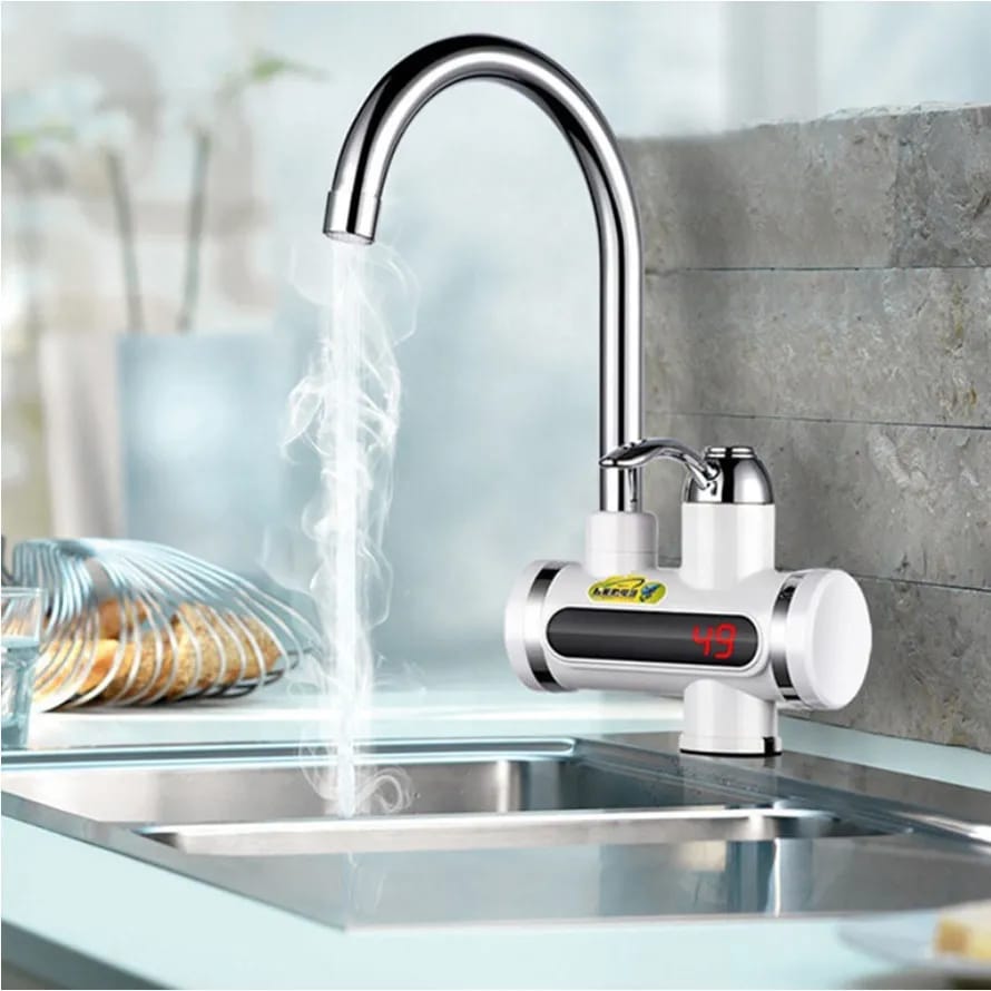 Without shower  Electric Hot Water Heater Faucet Kitchen Instant Heating Tap Water