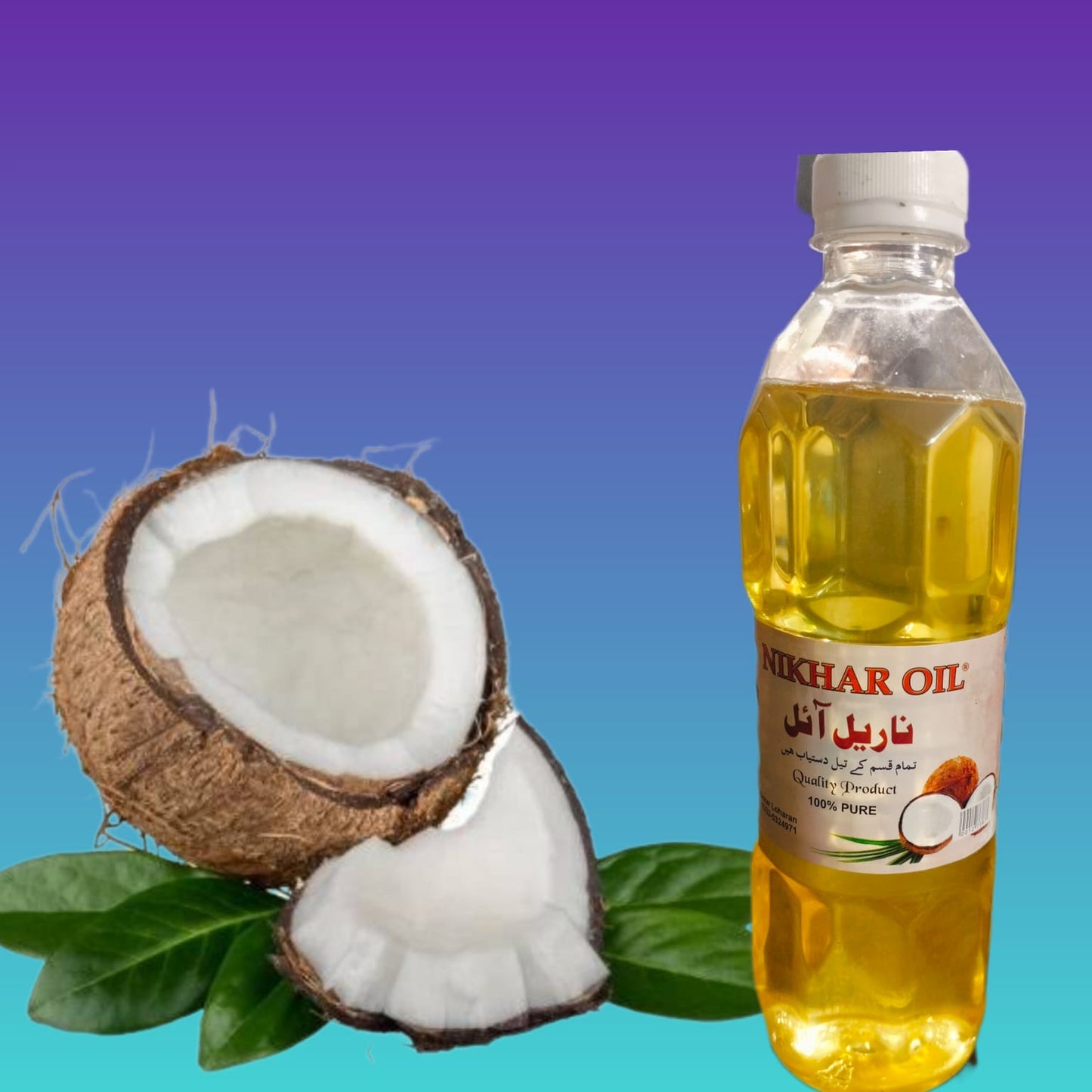 NIKHAR OIL / Coconut cooking  oil and also hair oil