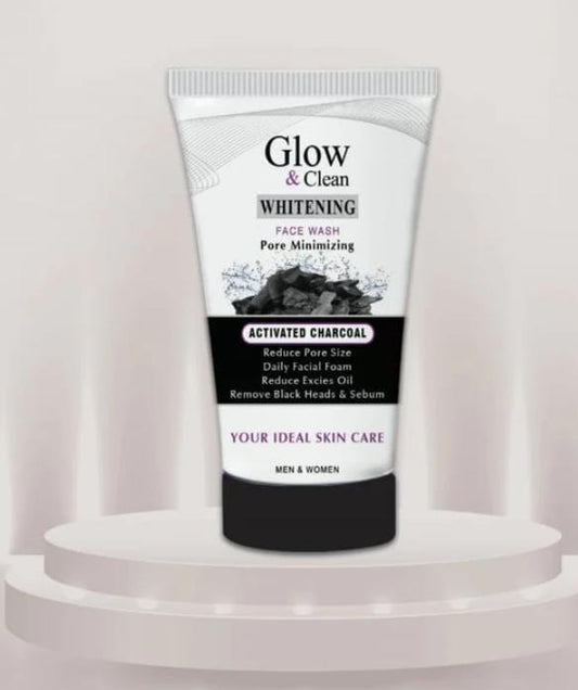 Glow &amp; Clean Whitening Charcoal Face Wash Acne Free Brighting Face Wash 120 ML