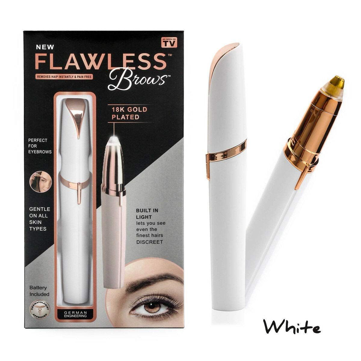 Flawless Brows Eyebrow Hair Remover Machine - Cell Operated