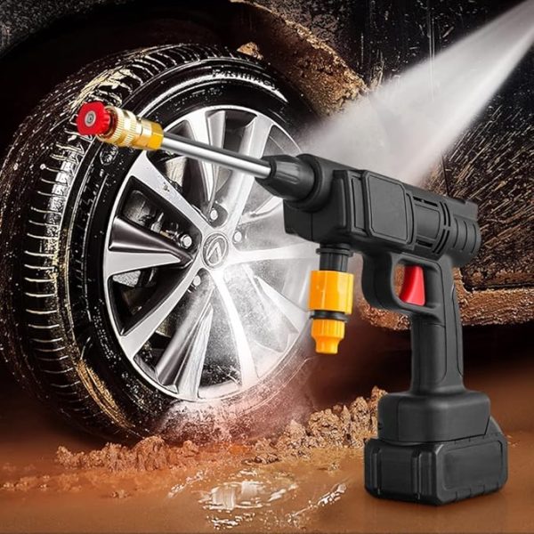 48V Cordless High-Pressure Car Wash Spray Gun – Portable Foam Washer