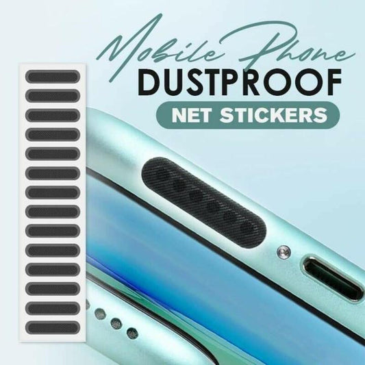 10 PCs (One Strip) Protect Mobile Phone Dustproof Net Stickers Speaker