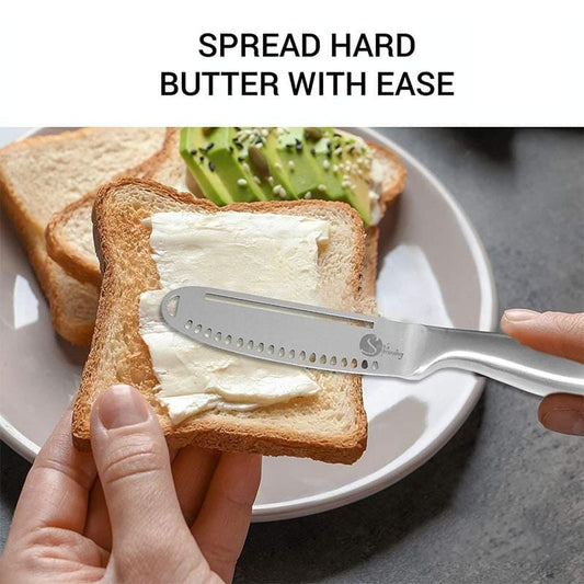 (1 PCs)Stainless Steel Butter Knife, Butter Spreader (random color )