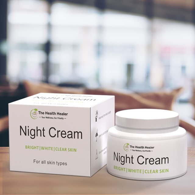 Night Cream for Bright, White and Clear Skin.