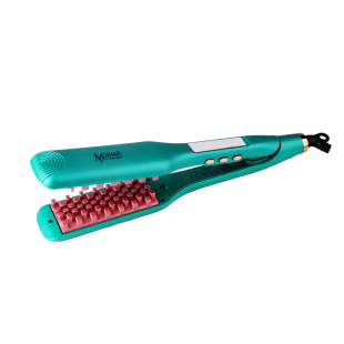 Moehair 3D Grid Hair Crimper Volumizer Ceramic Professional Hair Fluffy Corrugated Curler Flat Iron Corn Hair Splint Perm